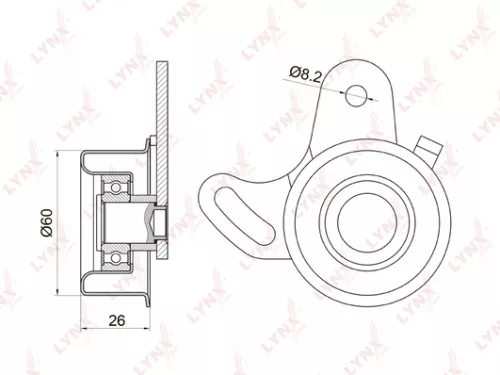 Tension pulley, timing belt