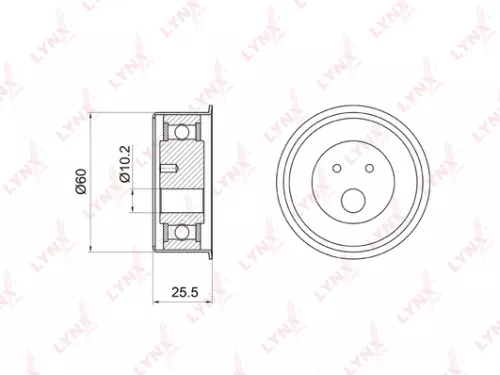 Tension pulley, timing belt