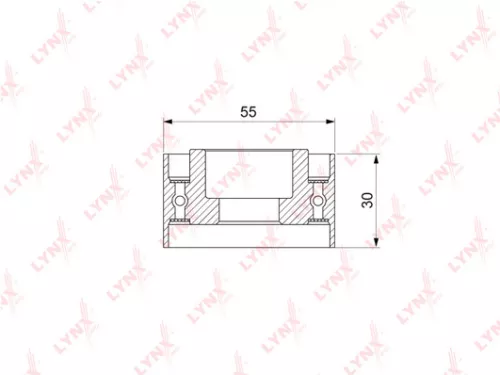 Deflection/Guide pulley (assembly), timing belt