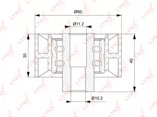 Deflection/Guide pulley (assembly), timing belt
